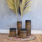 Banana Leaf Vase and Bin Set (2 Vases, 2 Bins), 22 x 22 cm – view 5