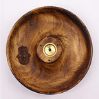Hamsa Incense Stick & Cone Burner Disc - Mango Wood – view 4