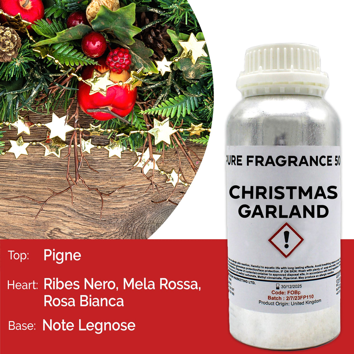 Christmas Garland Pure Fragrance Oil - 500ml – view 5