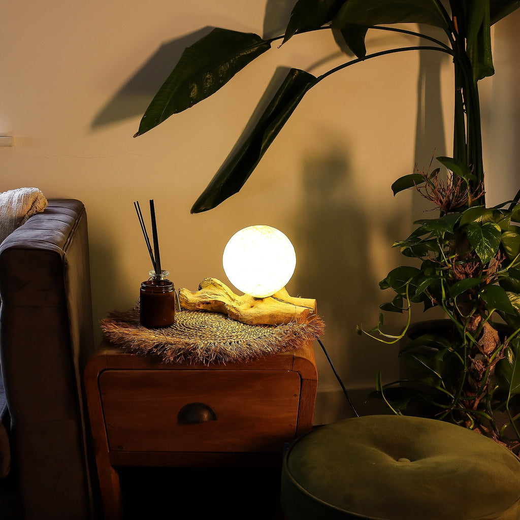DriftGlow Lamp - Cotton Wrap Cream Shade – view 5