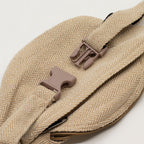 Cotton Hemp Style Belt (or Fanny) Bag - Natural – view 5