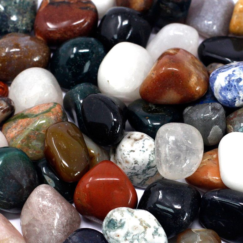 Mixed Agate Stones - 1kg Bulk Pack, 20-30mm – view 4