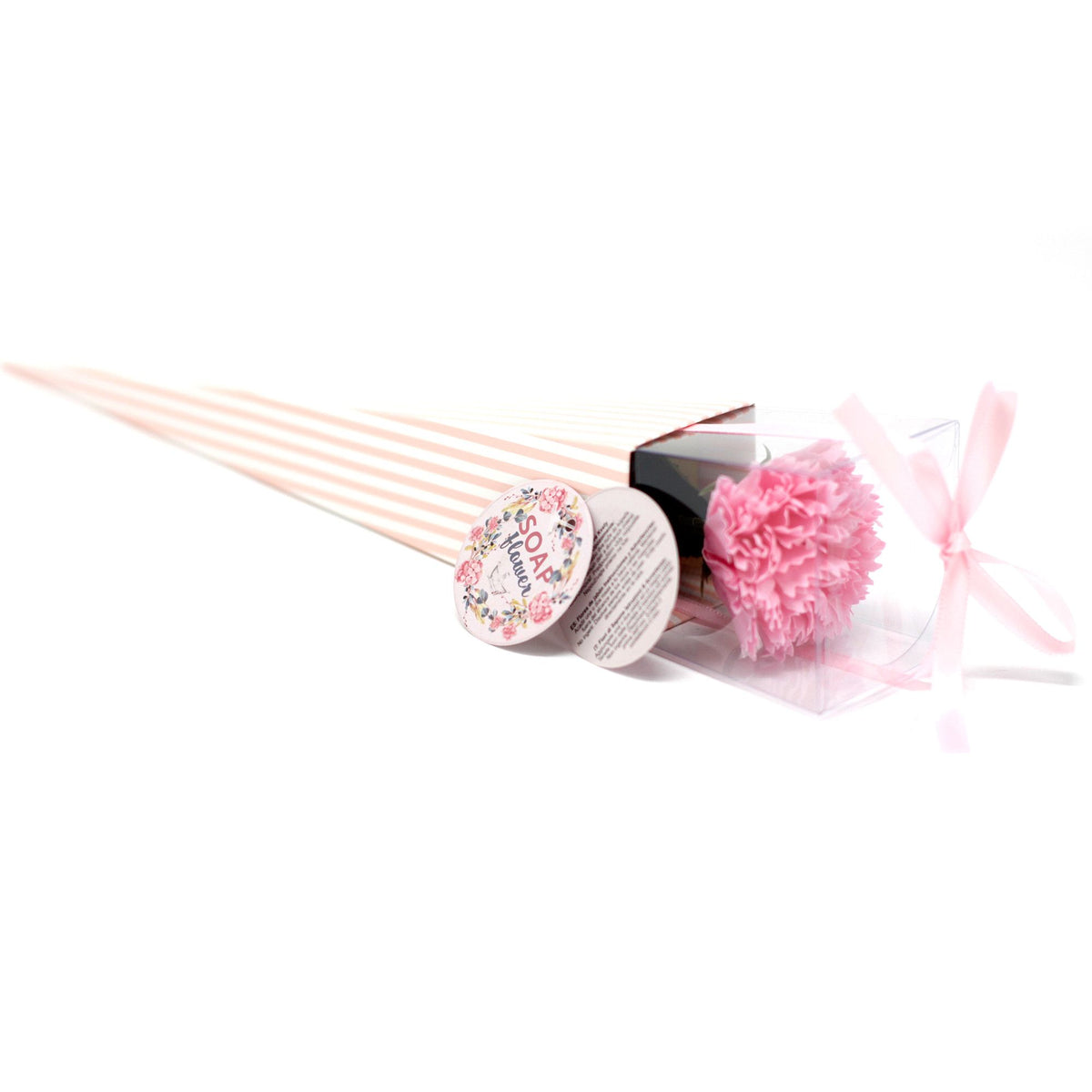 Medium Carnation Soap Flower – view 4