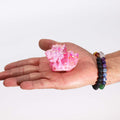 Aura Rose Halo Quartz Cluster, approx 100-150g 7-10cm