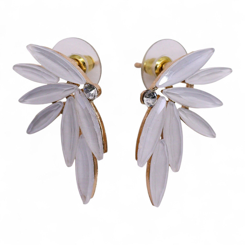 Nymph Pearl Fairies Vintage Glass Earrings – view 3