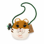 Felted Tiger Bag with Braided Strap – view 5