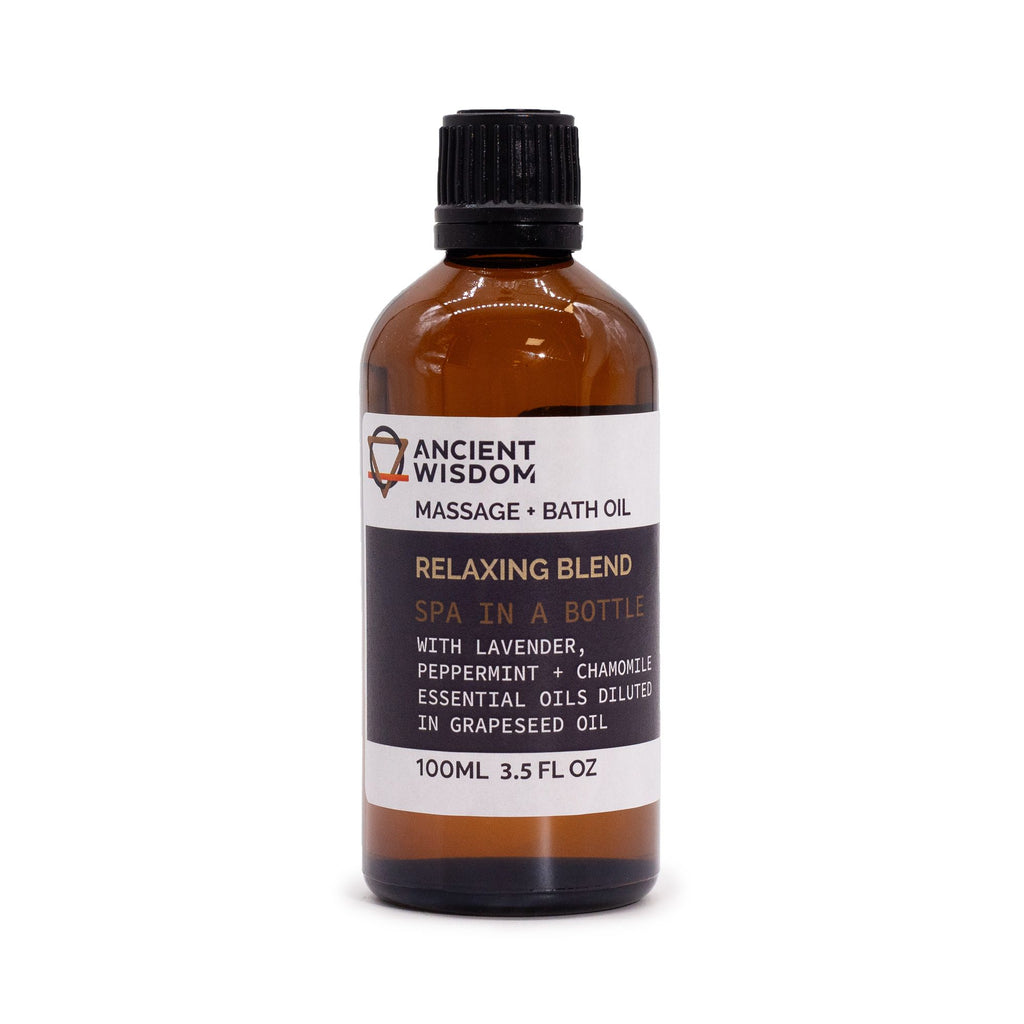 Relaxing Massage Oil with Lavender and Chamomile - 100ml