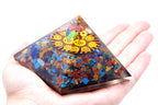 Orgonite Pyramid - Om Chakra - 70mm – view 2