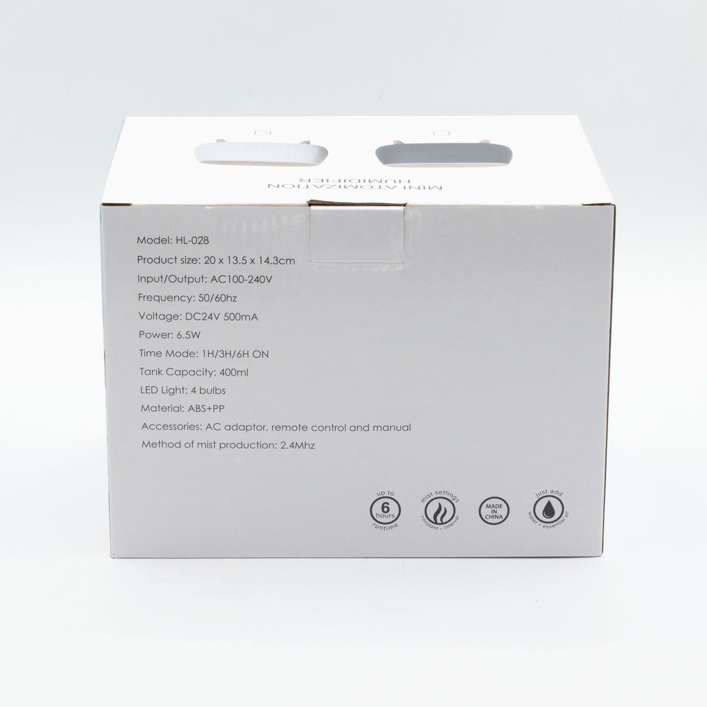 Futuristic Ribbed Aroma Diffuser with Colour-Changing Light – view 7