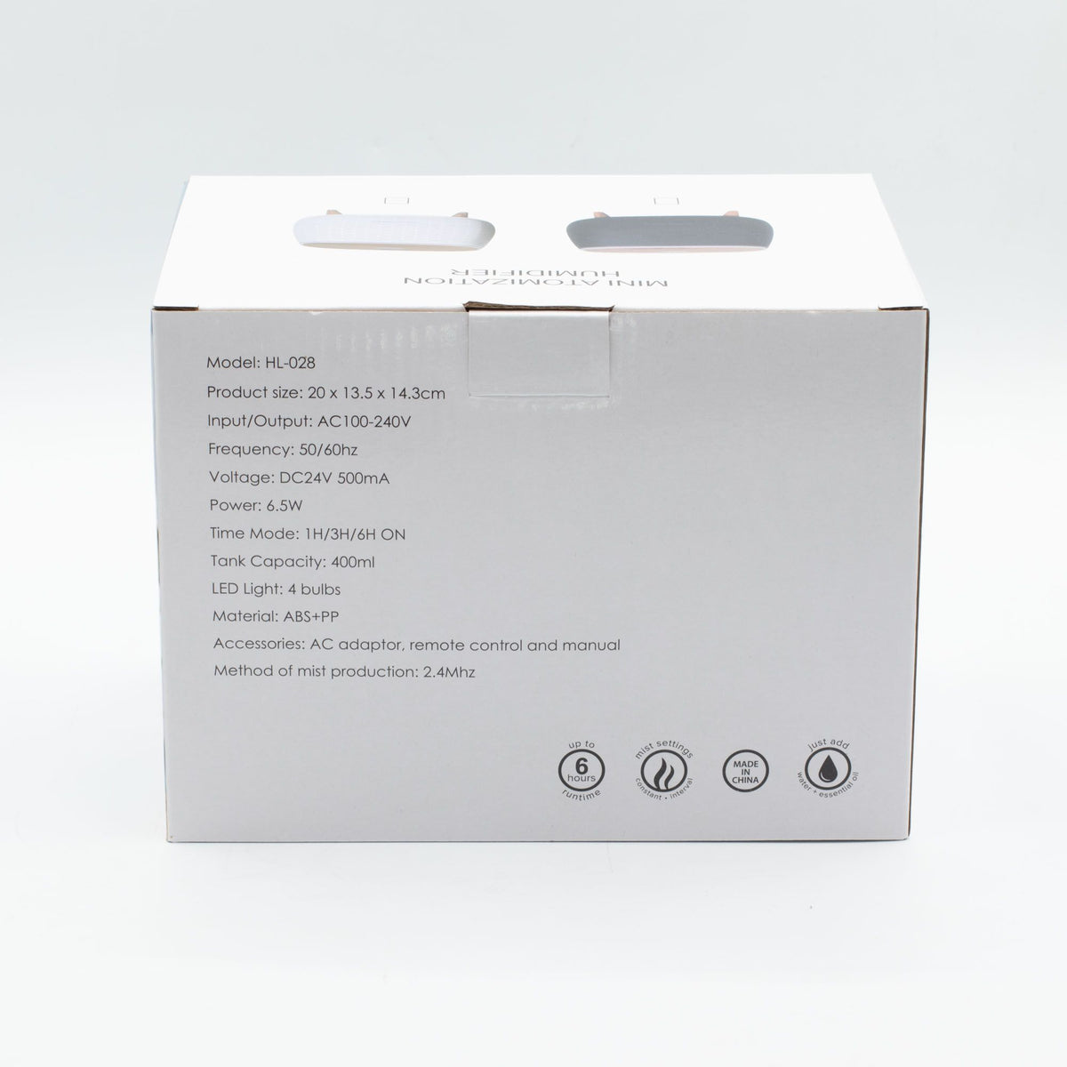 Futuristic Ribbed Aroma Diffuser with Colour-Changing Light – view 7