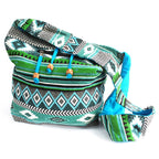 Teal Jacquard Student Bag - Nepal Style – view 2