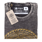 Nomad Sari Stonewashed T-Shirt - Chakra - Dark Grey - Small – view 2