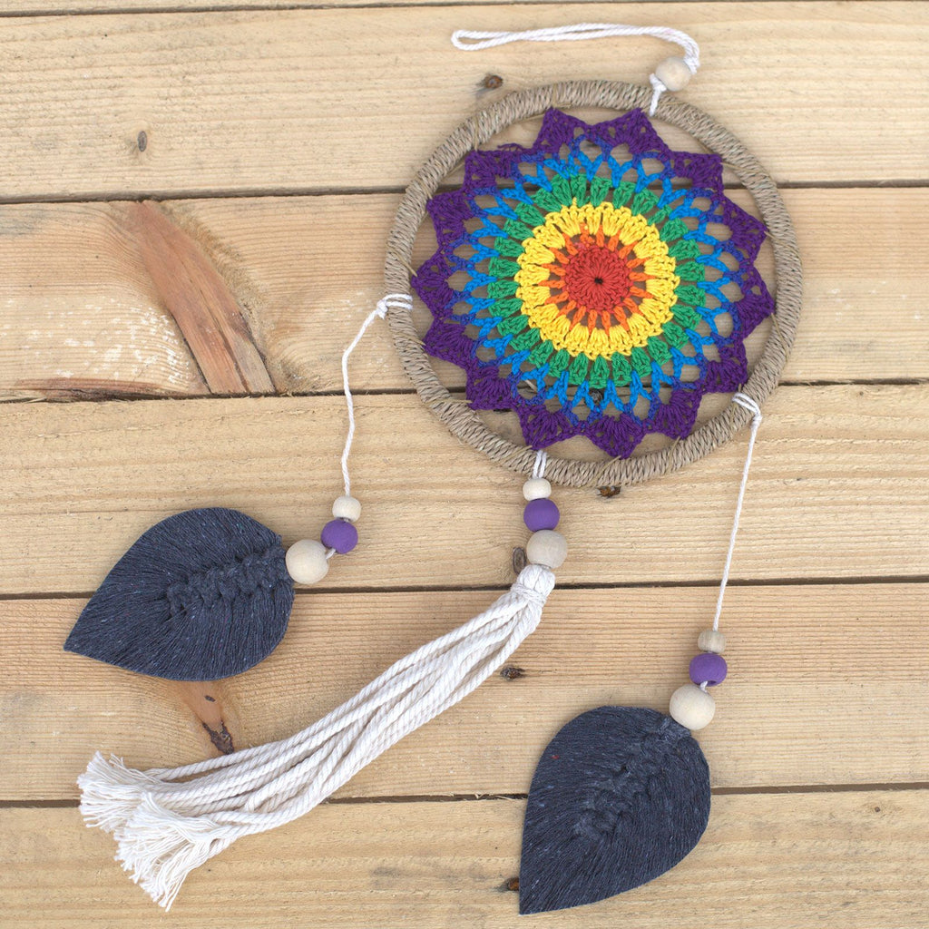 Medium Rainbow Dream Catcher - Elemental Spirits – view 6