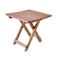 Square Folding Coffee Table, Recycled Teak - 50 cm