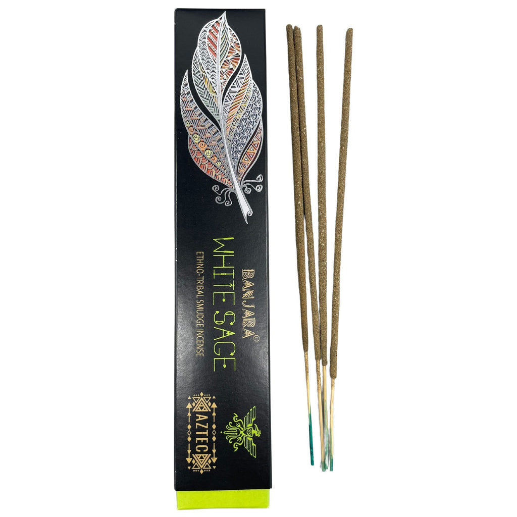 Banjara Tribal Smudge Incense Sticks - White Sage – view 2