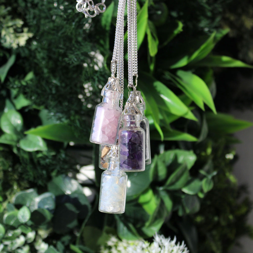 Bottled Gemstones Necklace - Opalite – view 2