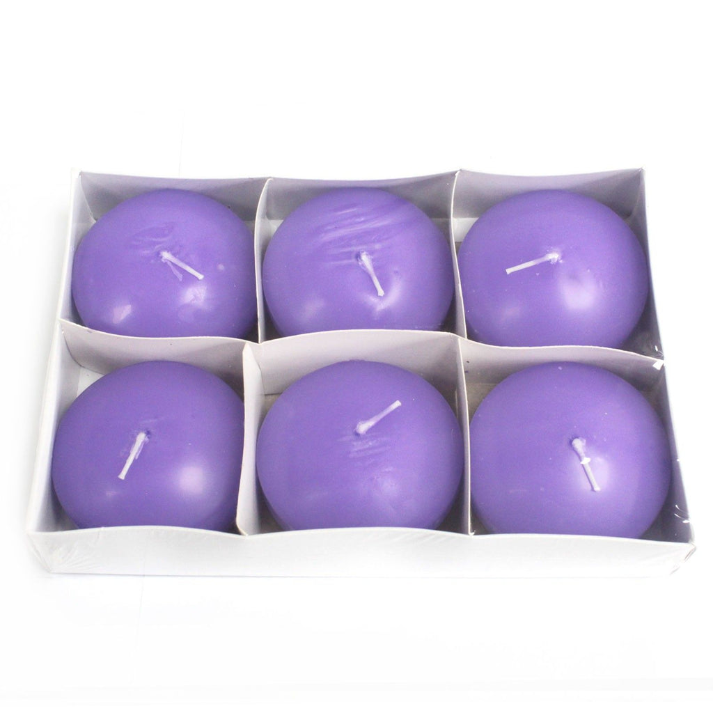 Large Lilac Floating Candles - Pack of 3 – view 3