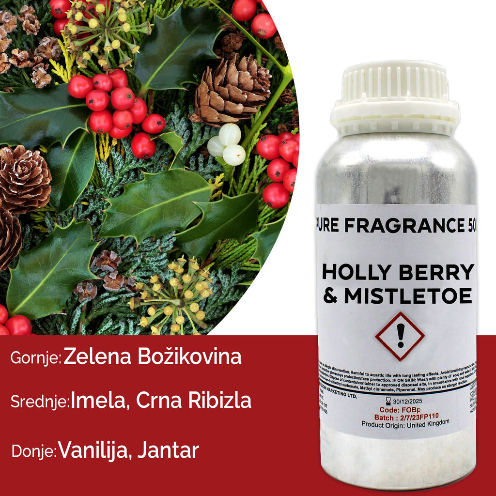 Holly Berry & Mistletoe Pure Fragrance Oil - 500ml – view 3