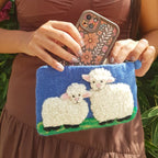 Felt Zipper Pouches - Countryside Sheep - Set of 3 – view 5
