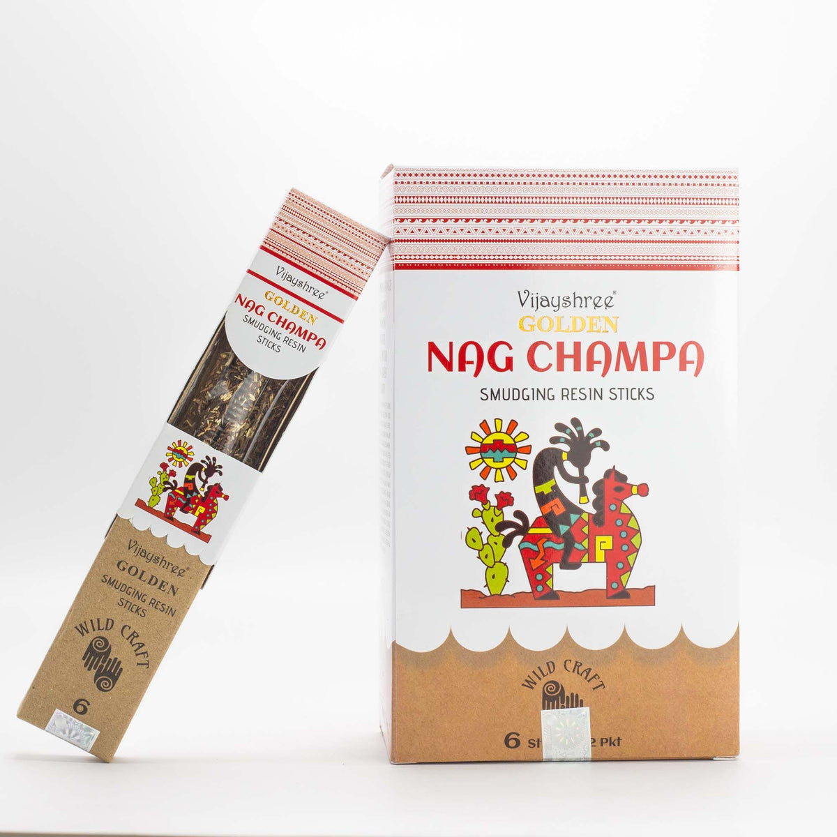 Golden Nag Champa Smudging Resin Sticks - 30g – view 4