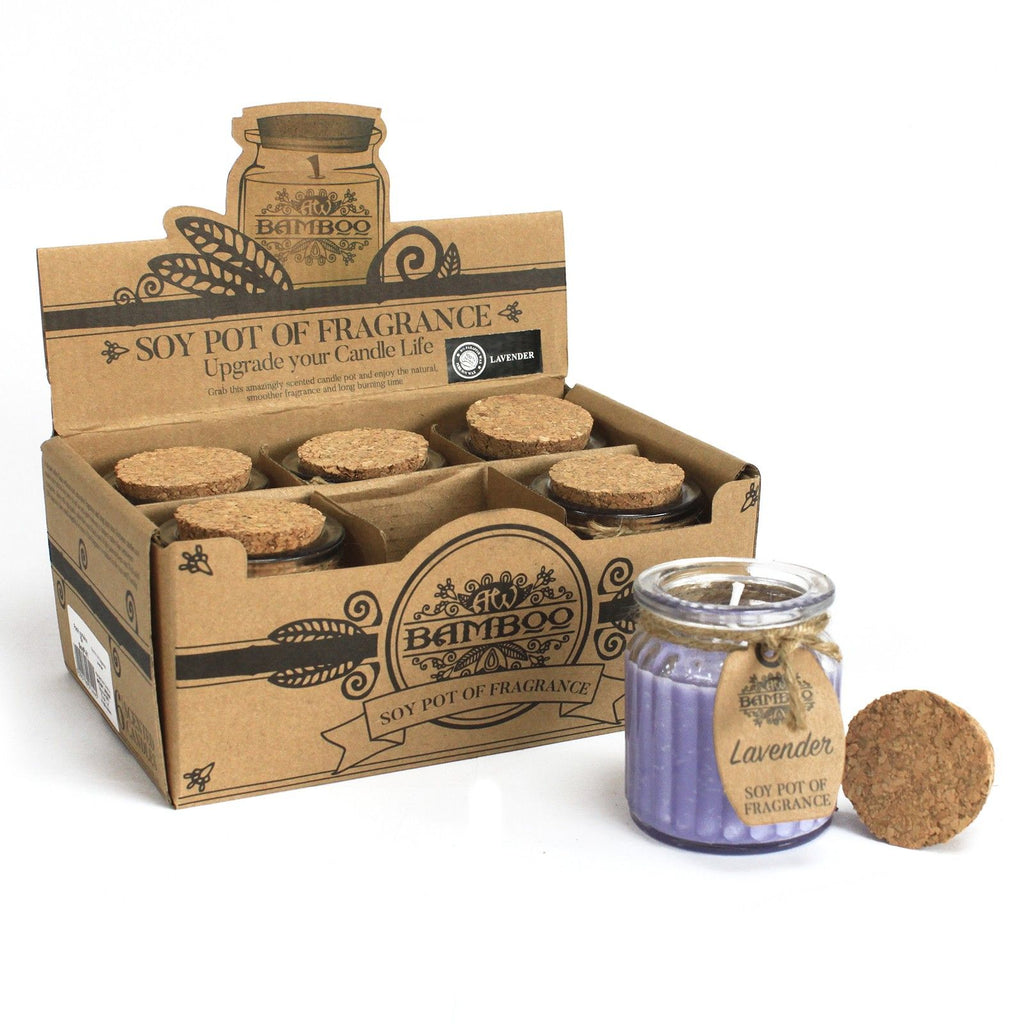 Lavender Soy Wax Fragrance Candle Pot