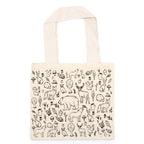 Big Cotton Shopping Bag 38x42cm Forest Life Print – view 2