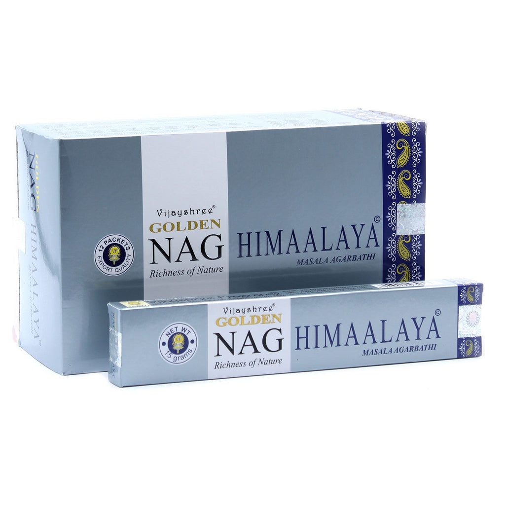 Golden Nag Himalaya Incense Sticks 15g Pack