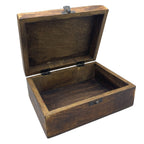 Large Ceramic Glazed Wood Box - 20x15x7.5cm - White – view 2