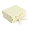 Flat Pack Gift Box Medium Square 20x18.2x8cm Ivory