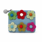Felt Zipper Pouches Six Flowers Set of 3 – view 3