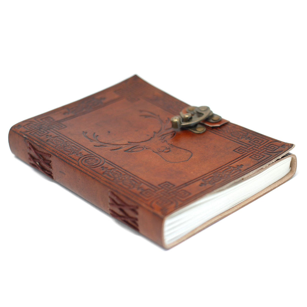 Leather Stag Notebook, 200 Pages – 15.5x20 cm – view 5