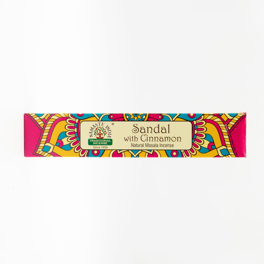 Namaste Mandala Masala Incense - Sandal with Cinnamon – view 4