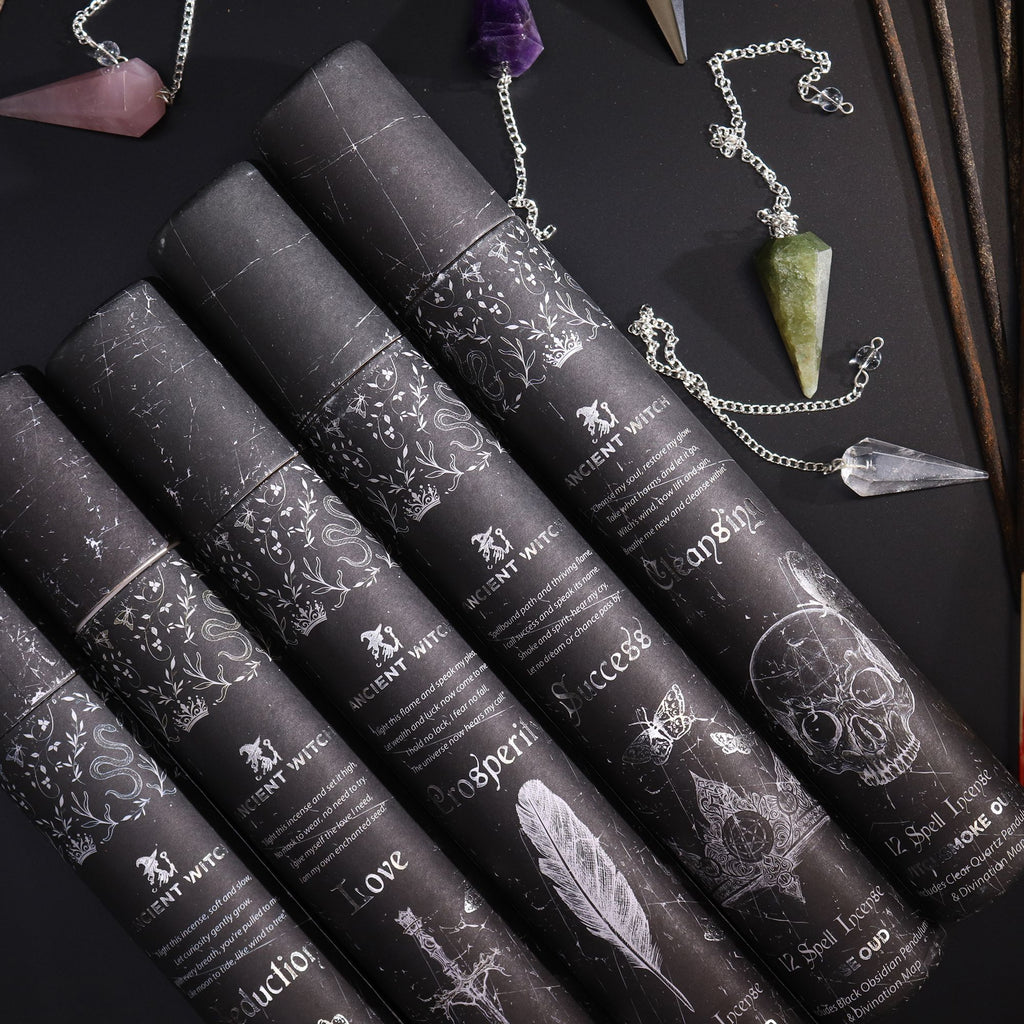 Ancient Witch Cleansing Incense with Crystal Pendulum – view 5