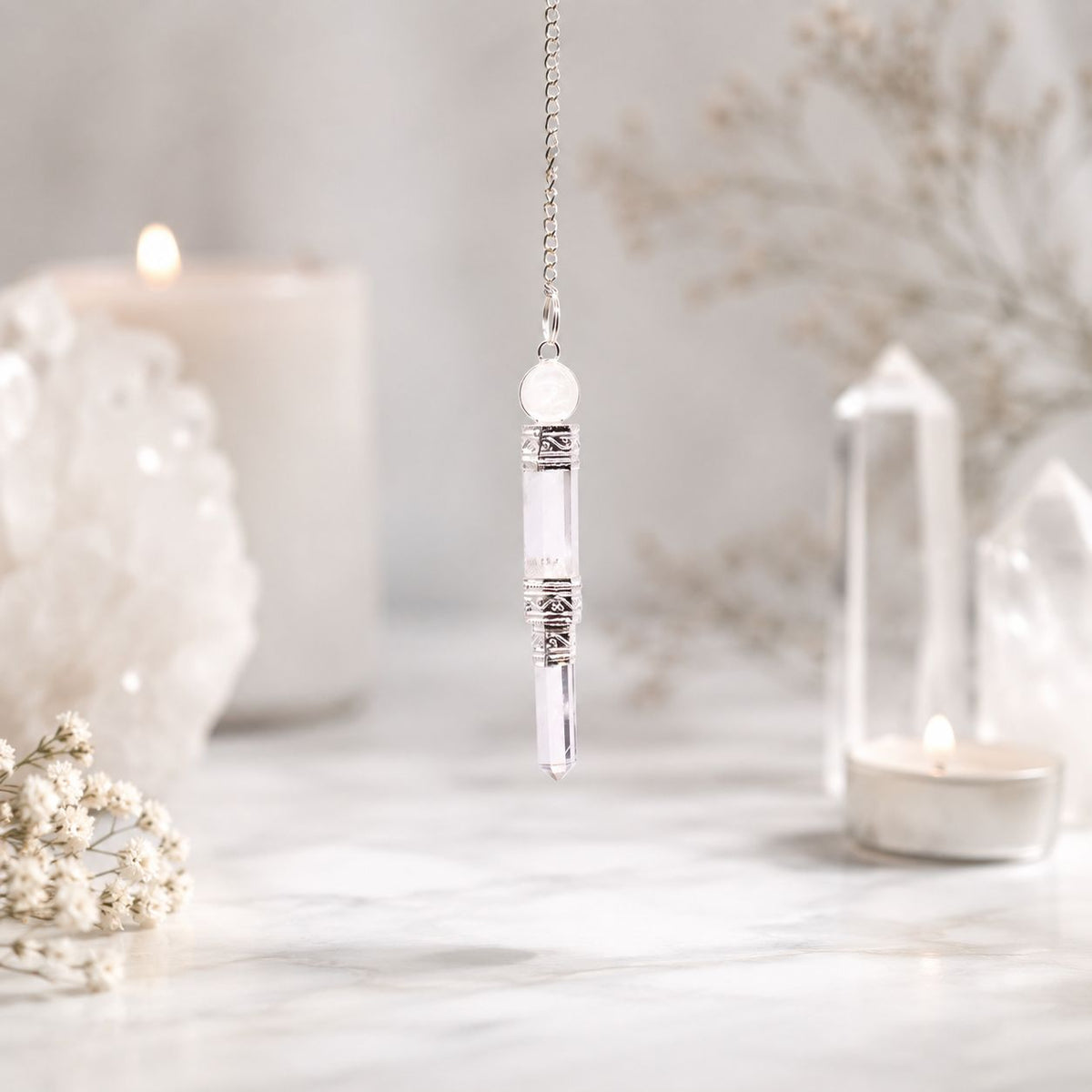 Three Piece Pendulum - Rock Quartz – view 3