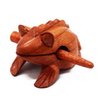 Small Croaking Wooden Frog - Carved Jempinis Wood – view 5