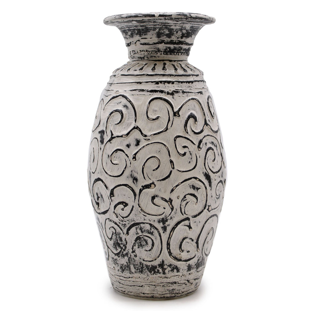Swirls Shaped Vase - Cream – view 6