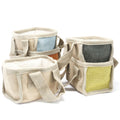 Mini Jute Shopping Basket 16x10x12cm Olive
