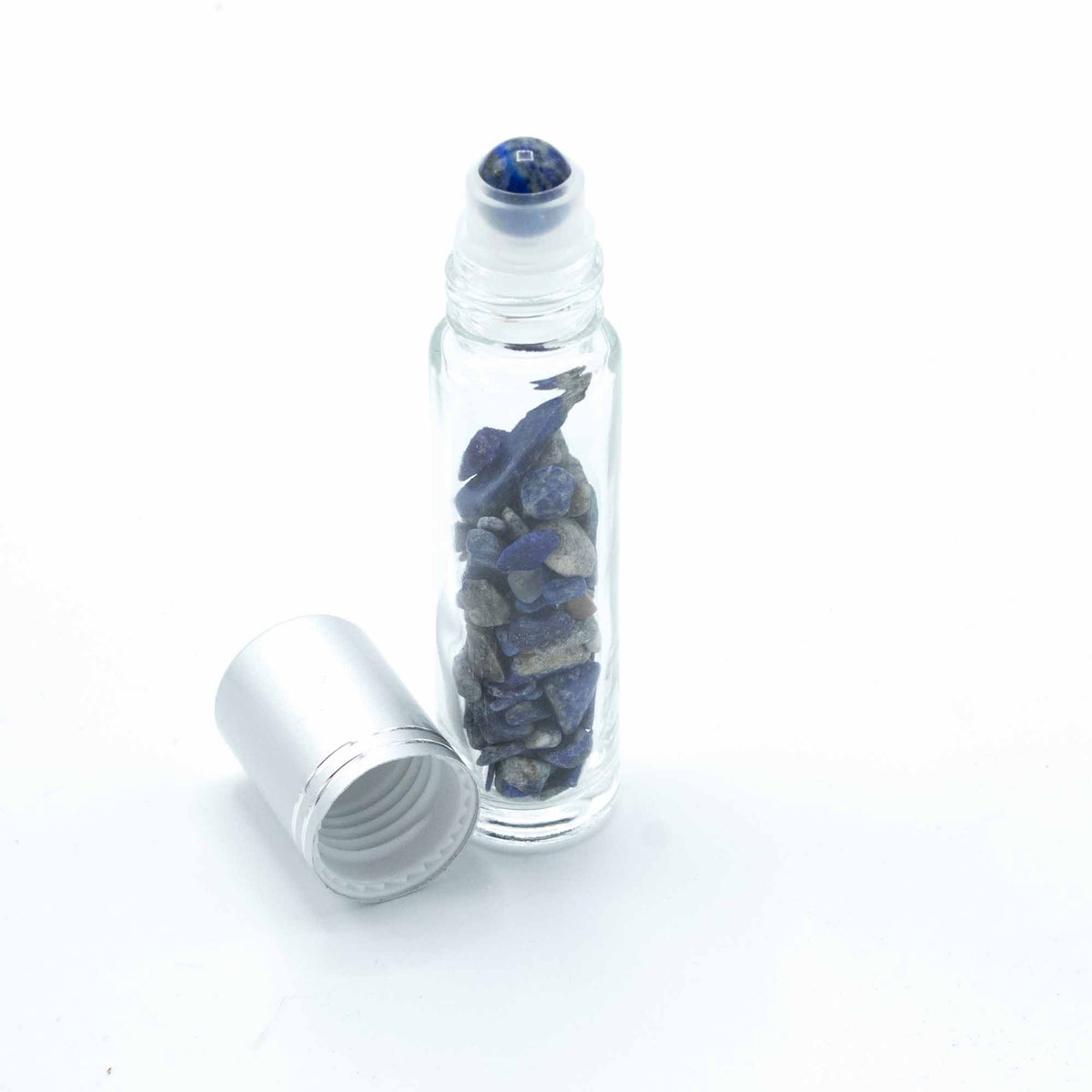 Sodalite Roller Bottle with Silver Cap - 5ml