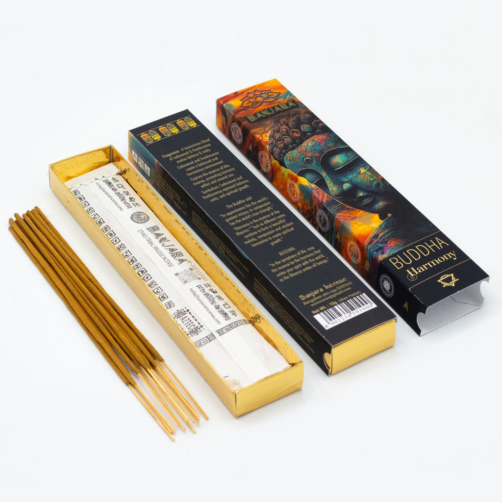 Banjara Buddha Incense Boxed Gift Set - 6 Assorted