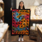 Cotton Wall Art (78x112cm) - Elephant Mandala – view 2