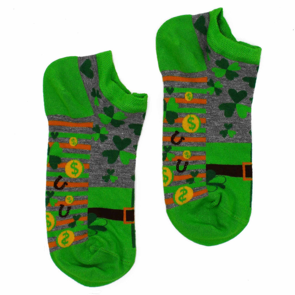 Hop Hare Bamboo Low Trainer Socks - Lucky Symbols