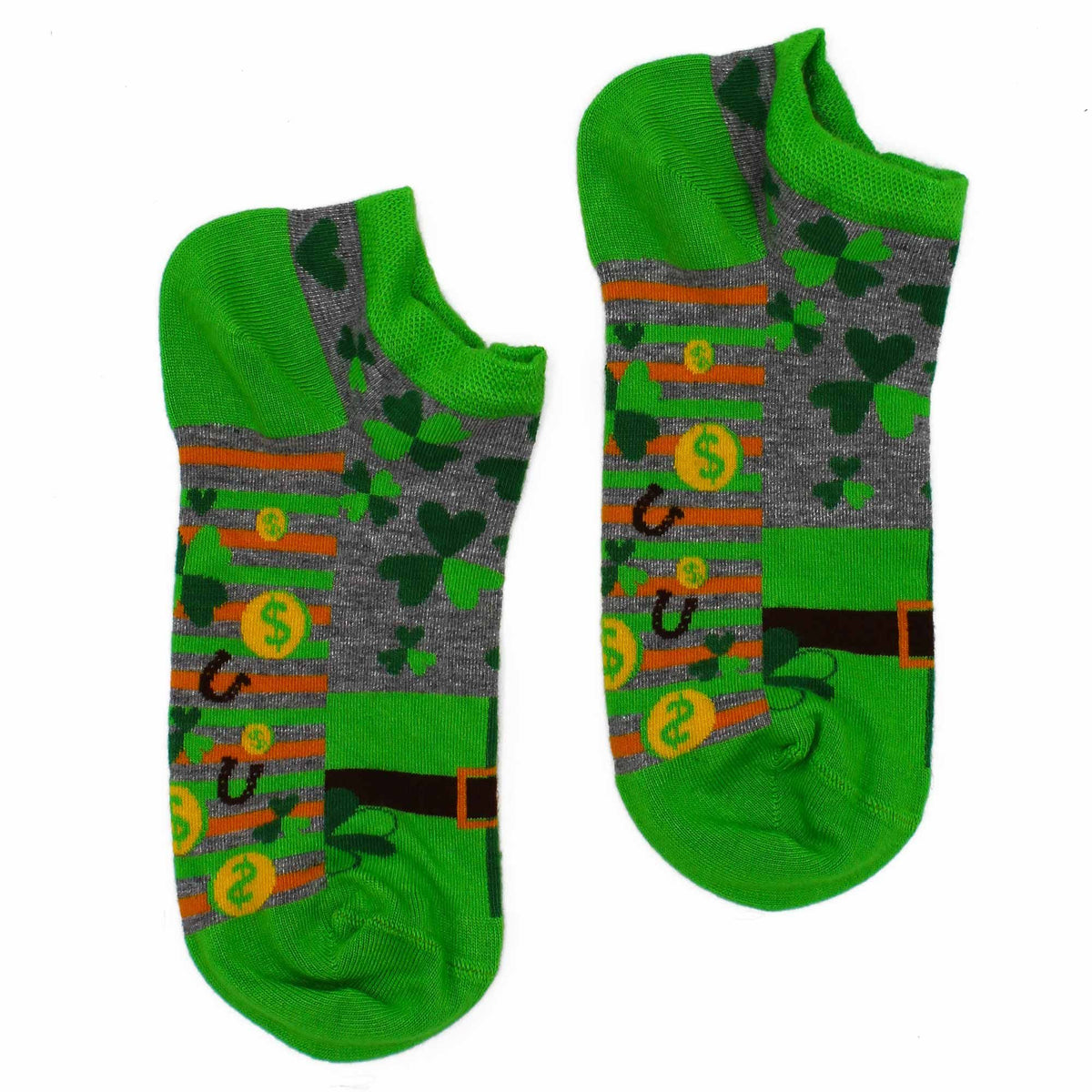 Hop Hare Bamboo Low Trainer Socks - Lucky Symbols