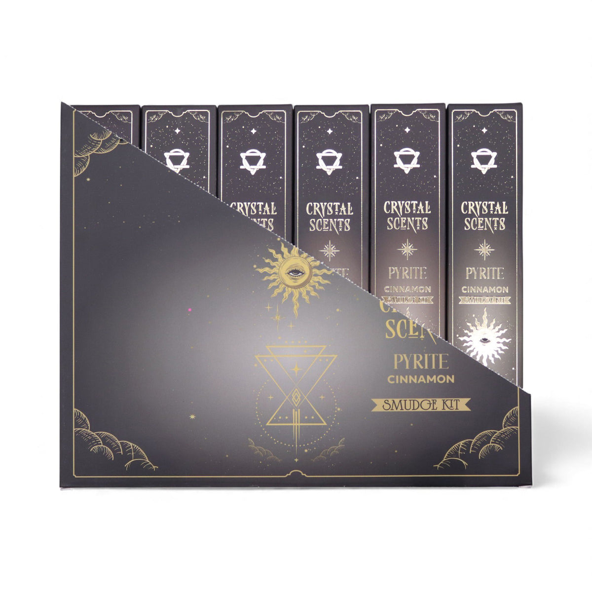 Pyrite Crystal Scents Smudge Incense Sticks - Cinnamon – view 4
