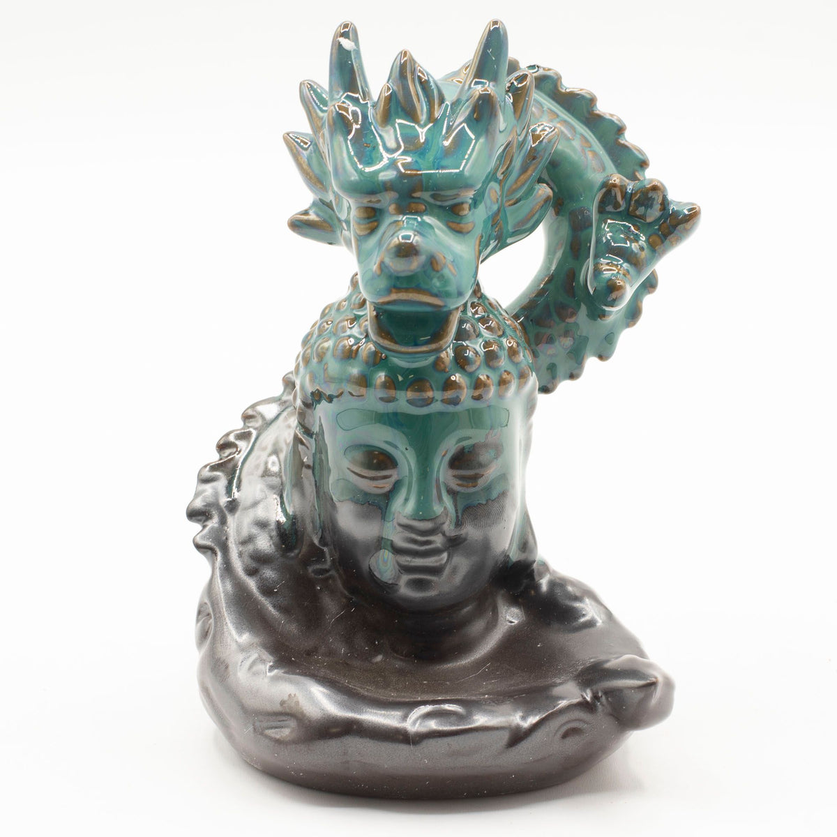 Backflow Incense Burner - Dragon Over Buddha – view 5