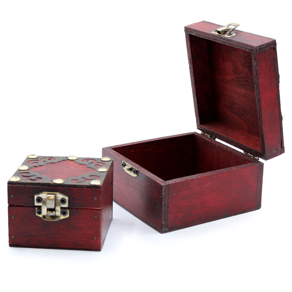 Gothic Square Box Set of 2, Vintage Style