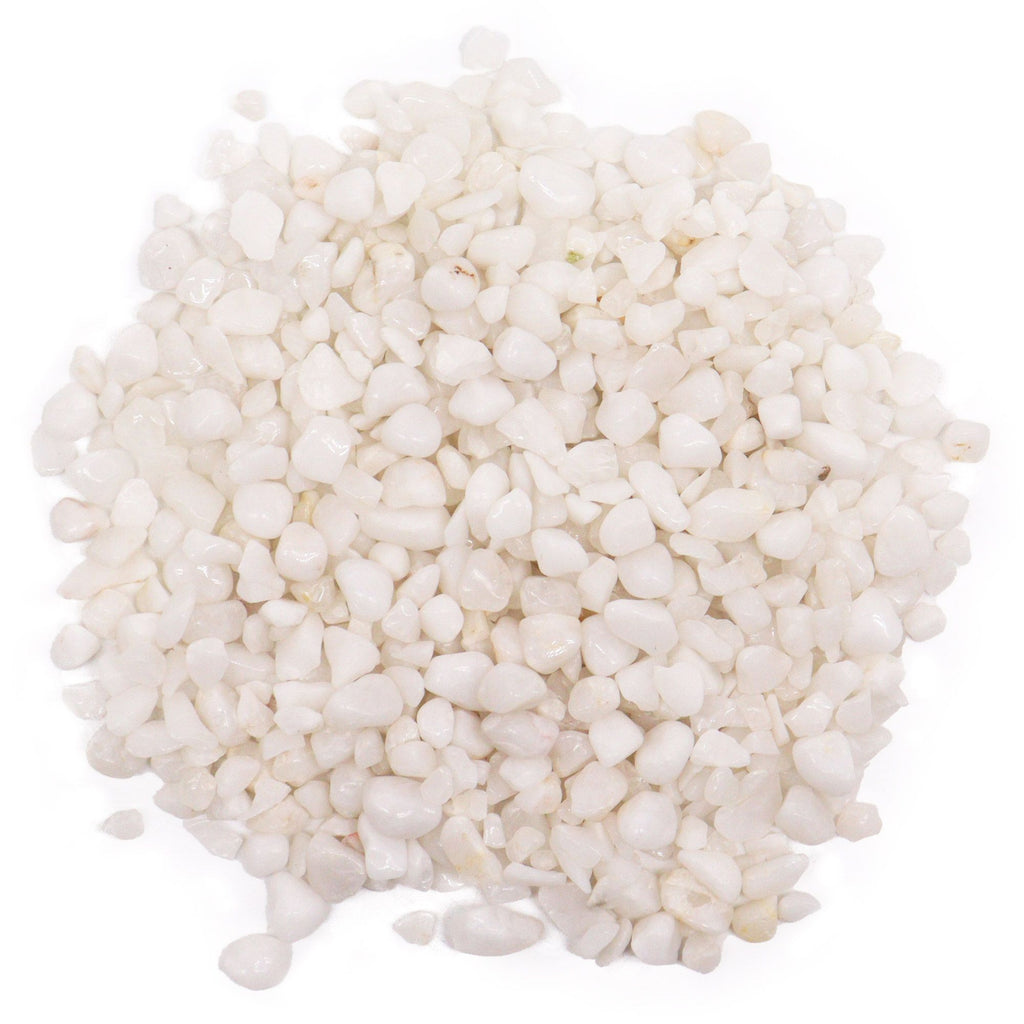 White Quartz Gemstone Chips - 1kg Bulk Bag – view 4