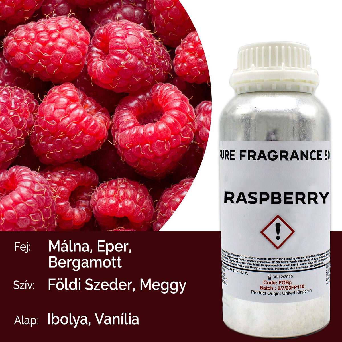 Raspberry Pure Fragrance Oil - 500ml – view 3