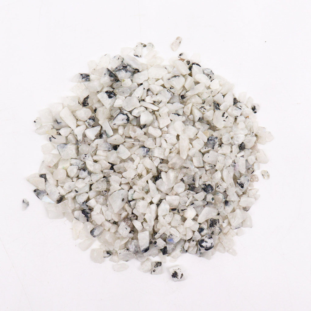 Rainbow Moonstone Gemstone Chips - 1kg Bulk Bag – view 3