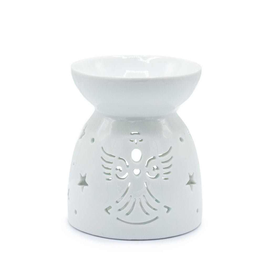 Angel Cutout Ceramic Oil Burner - White – view 2