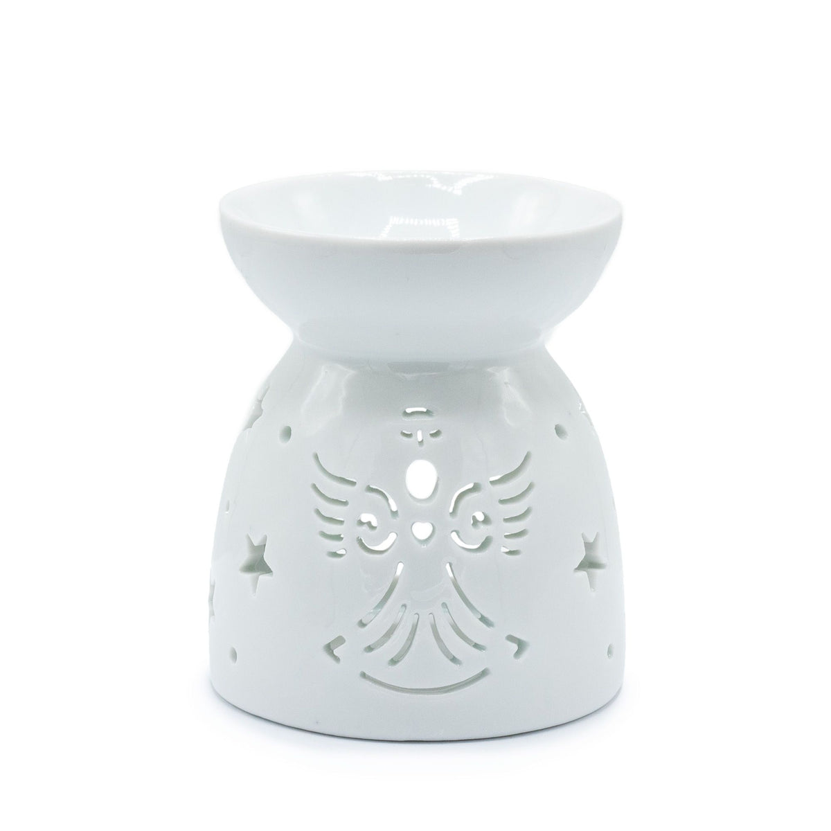 Angel Cutout Ceramic Oil Burner - White – view 2